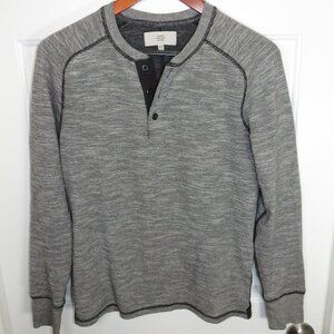 Jack Spade Men’s XS Warren Street Micro Stripe Henley L/S Shirt